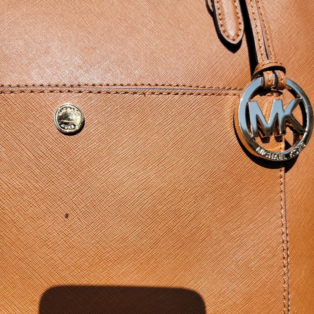 New Nwt Michael Kors Tan Tote Purse Bag - Picture 2 of 9